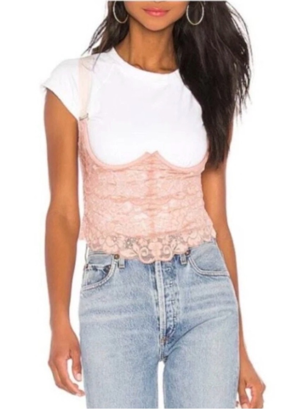 Free People x HAH Busta Move Lace Bustier